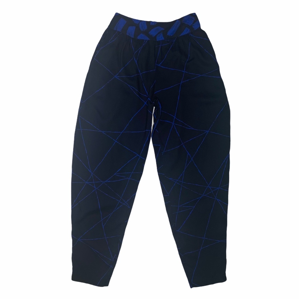 Vintage Retro 1045 Park Black & Blue Pants